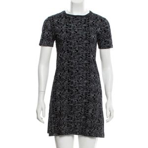 Theory Patterned mini dress size Petite